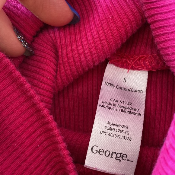 Girls Turtleneck Long Sleeve size 5T - George - Picture 2 of 4